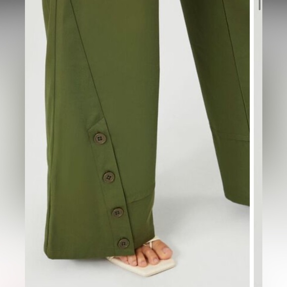 Forever 21 Button-Hem Wide-Leg Pants - Picture 6 of 10